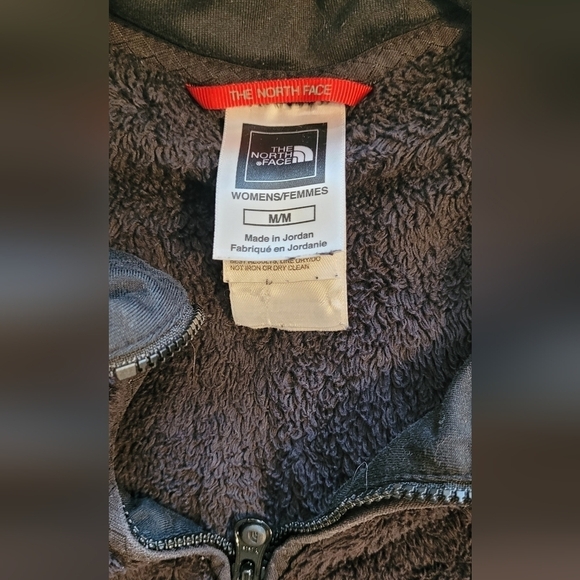 The North Face Black 1/4 Zip Pullover Soft Warm Sweatshirt Jacket Size Medium - Picture 5 of 11